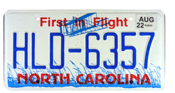 North Carolina First in Flight plate