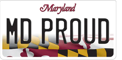 Maryland License Plate