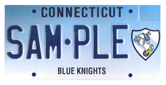 Connecticut Blue Knights International plate